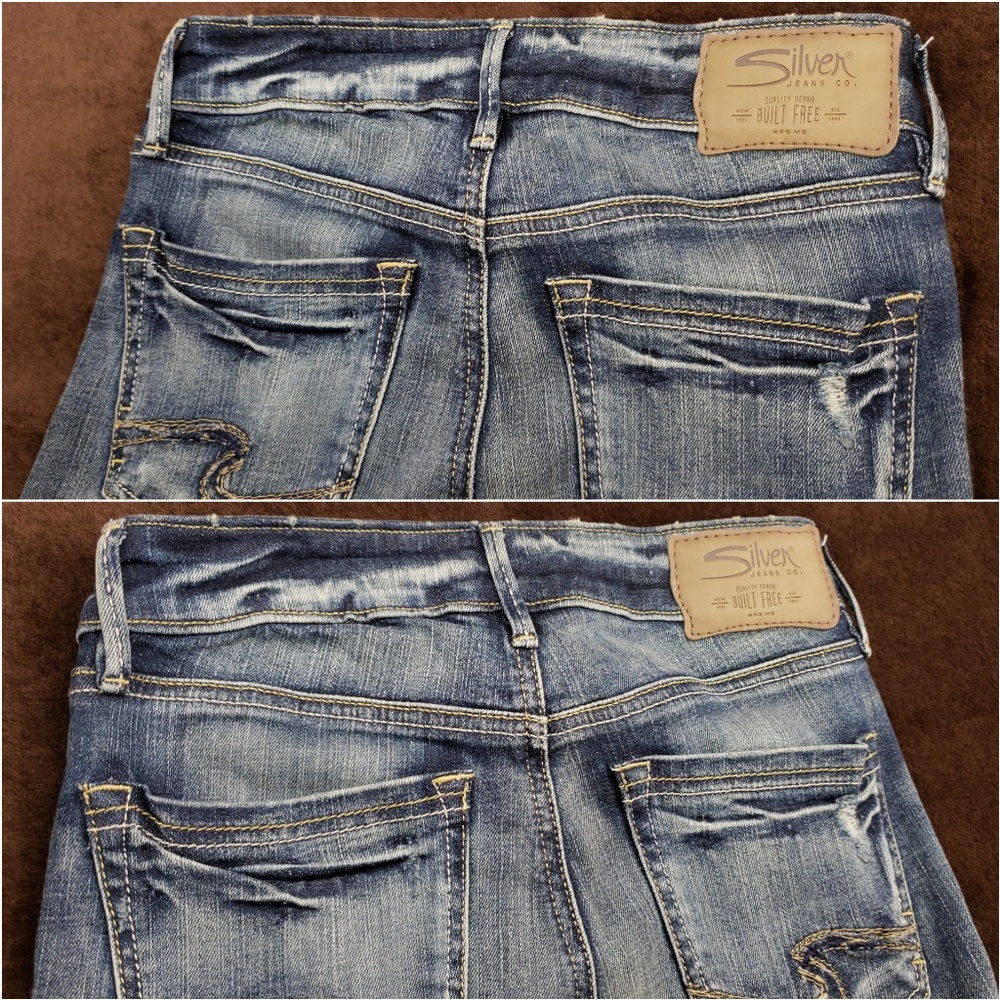 Silver Jeans Co NWT⭐MAZY⭐BOHO BOOT sz 24 High-rise - Picture 8 of 8